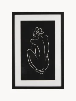 Clearance Bizzotto Poster avec cadre en bois Refined