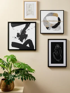 Clearance Bizzotto Poster avec cadre en bois Refined