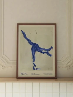 Clearance Poster and Frame Poster Bleu