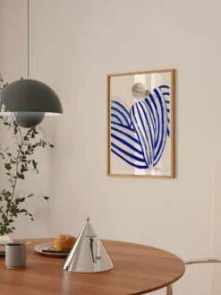 Best Poster and Frame Poster bleu Stripe At Concorde by Sofia Lind x The Poster Club