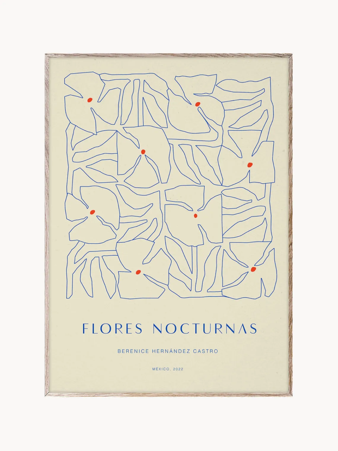 Discount Paper Collective Poster Flores Nocturnas 01