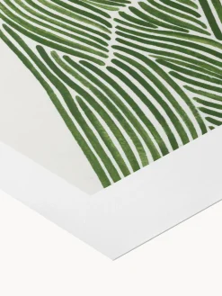 Fashion Poster and Frame Poster Green Coat