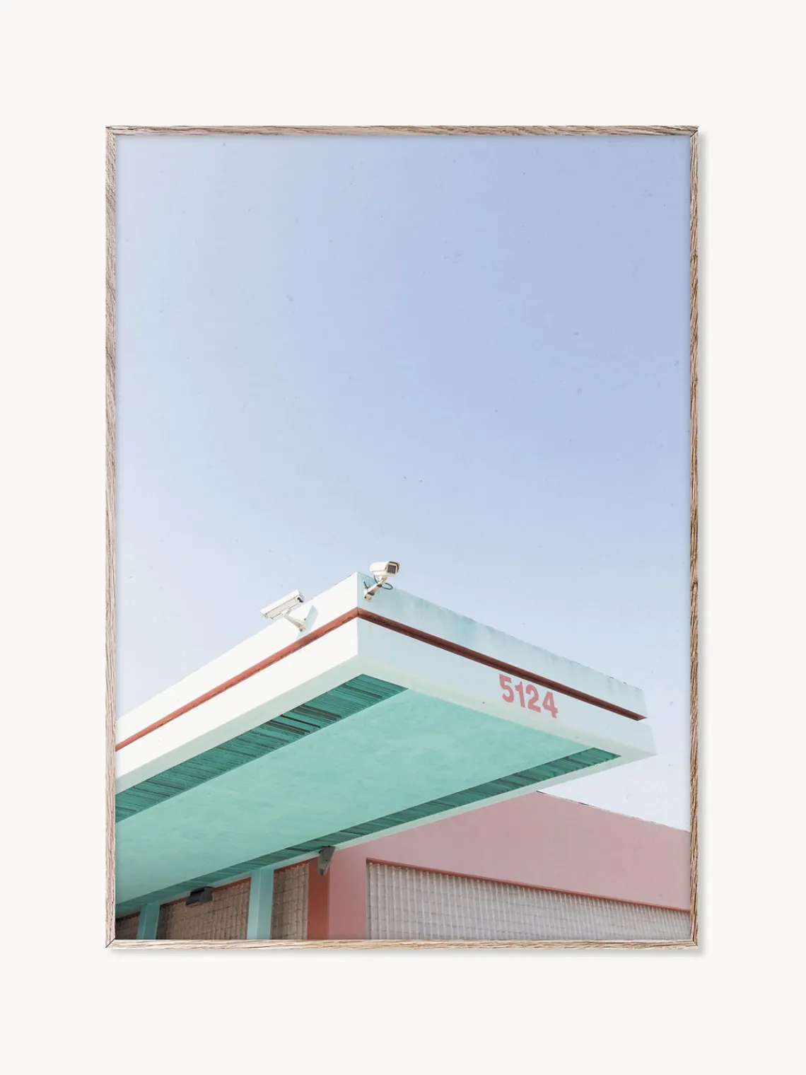 Clearance Paper Collective Poster Los Angeles is Pink 01