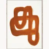 Sale Paper Collective Poster orange Brush