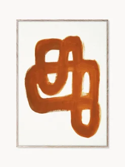 Sale Paper Collective Poster orange Brush