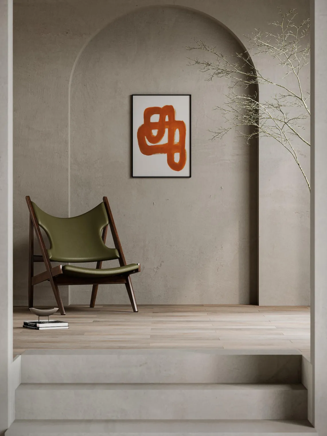 Sale Paper Collective Poster orange Brush