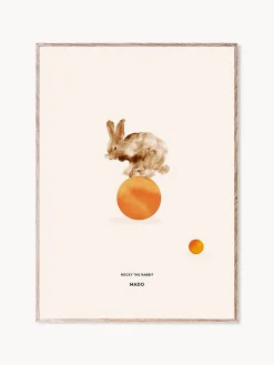 Clearance MADO Poster Rocky the Rabbit
