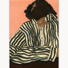 Online Poster and Frame Poster Serene Stripes by Hanna Peterson x The Poster Club
