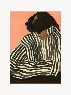 Online Poster and Frame Poster Serene Stripes by Hanna Peterson x The Poster Club