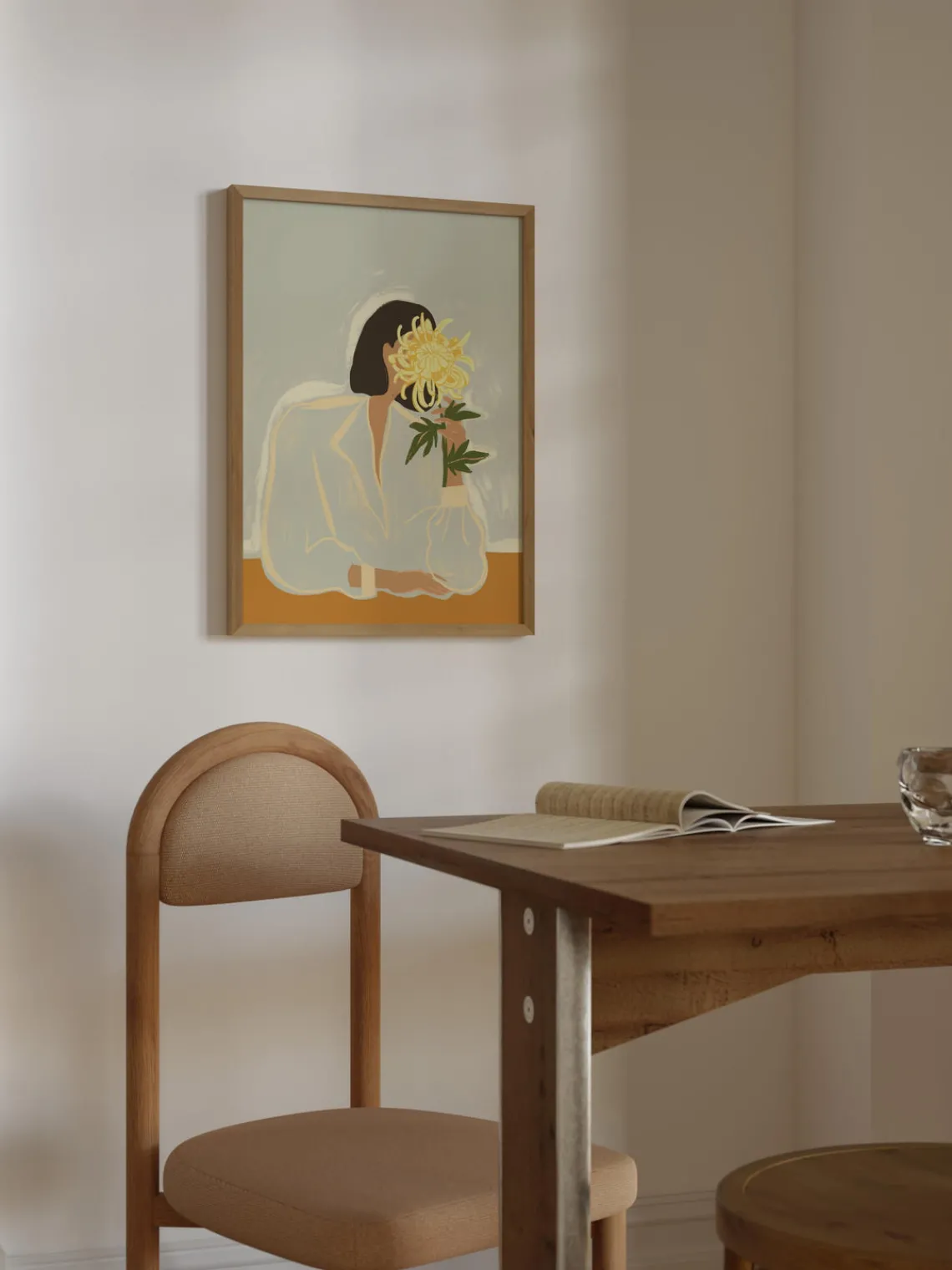 Outlet Poster and Frame Poster The Crysanthemum