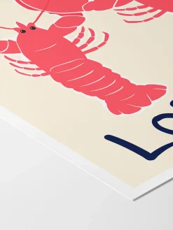 Online Poster and Frame Poster You're My Lobster