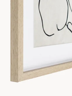 Hot Bizzotto Posters avec cadres en bois Refined, 2 élém.