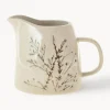 Sale Bloomingville Pot à lait artisanal avec motif botanique Bea