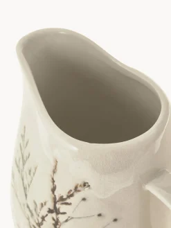 Sale Bloomingville Pot à lait artisanal avec motif botanique Bea