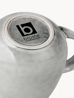 New Broste Copenhagen Pot à lait artisanal Nordic Sand, 300 ml Gris clair, chiné