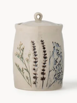 Fashion Bloomingville Pot de conservation artisanal avec motif botanique Bea
