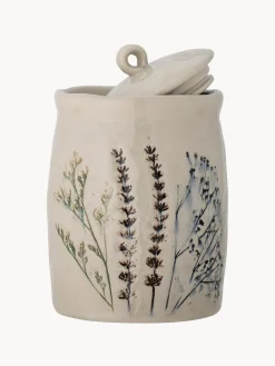 Fashion Bloomingville Pot de conservation artisanal avec motif botanique Bea