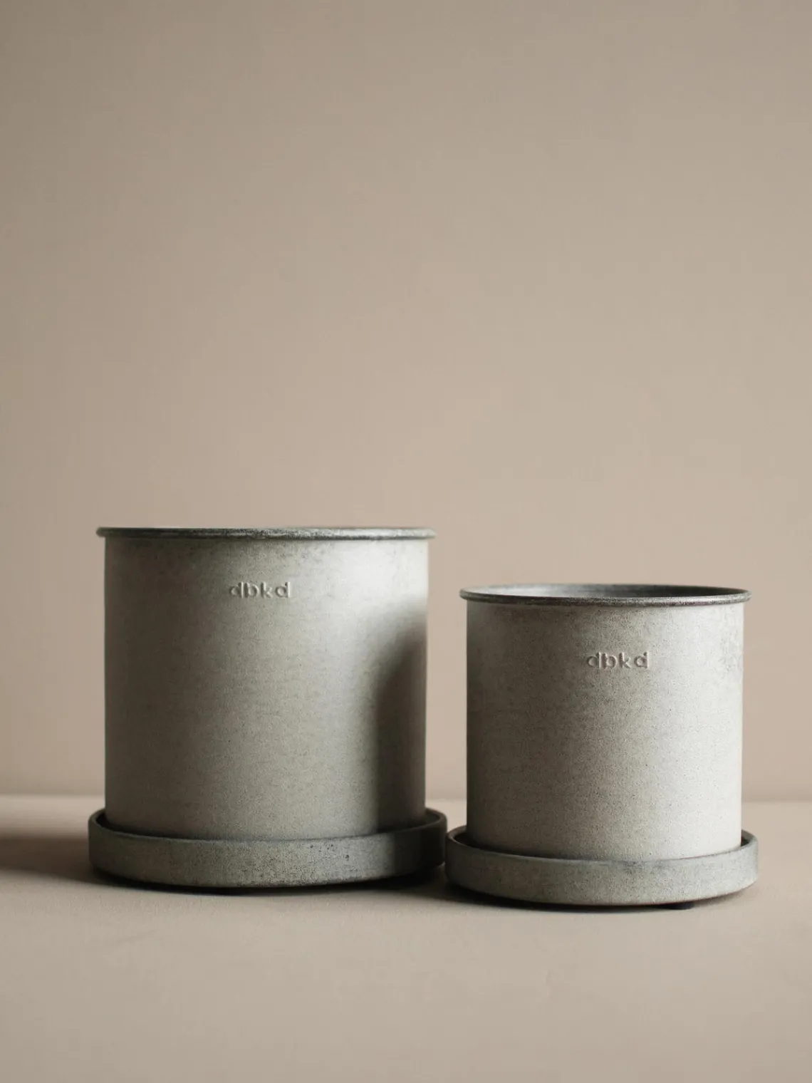 Online DBKD Pots de fleurs Plant, 2 élém. Beige clair, chiné et mat