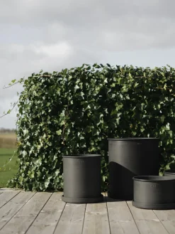 Clearance DBKD Pots de fleurs Plant, 2 élém. Anthracite, mat