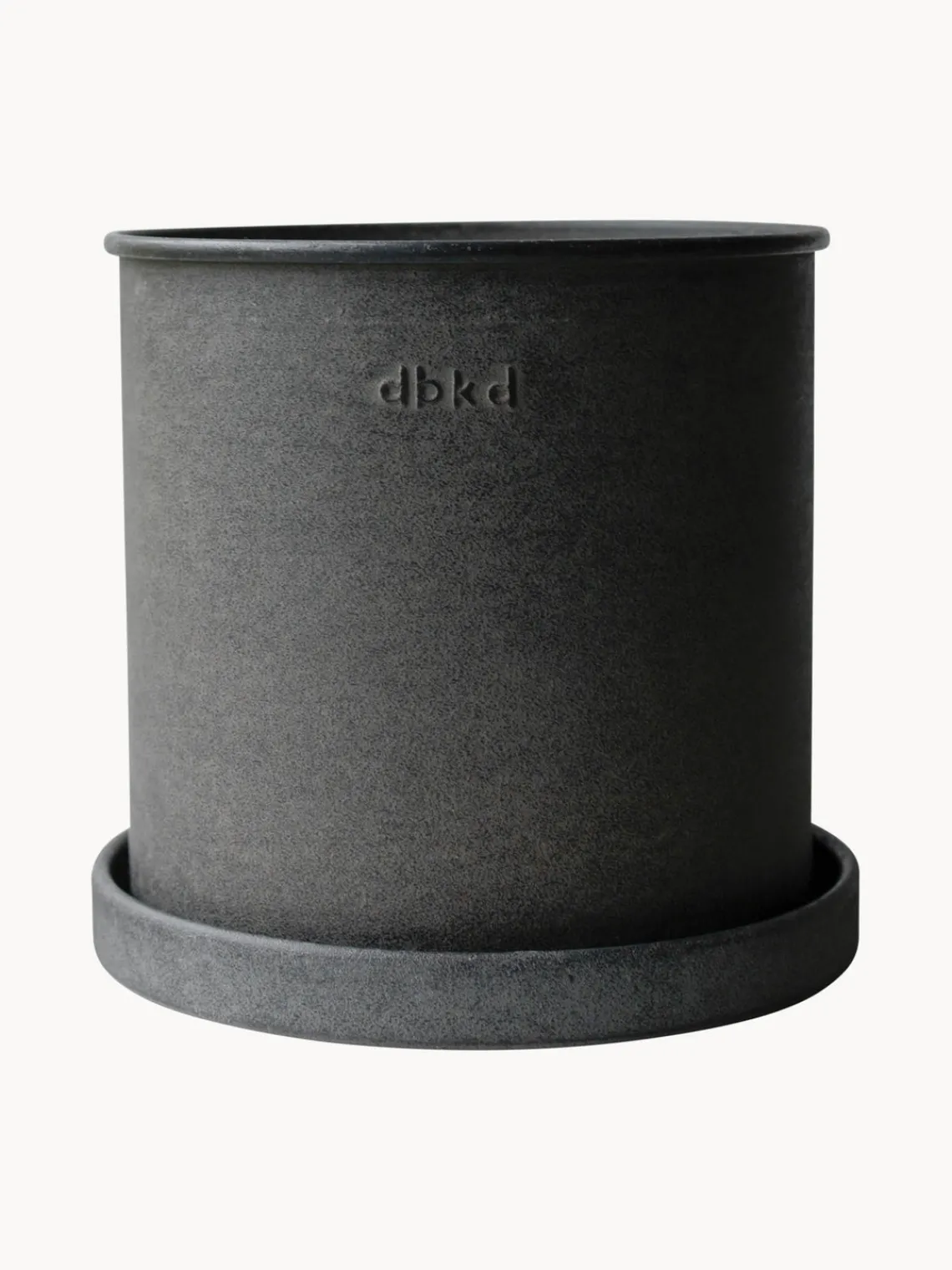 New DBKD Pots de fleurs Plant, 2 élém. Anthracite, chiné et mat