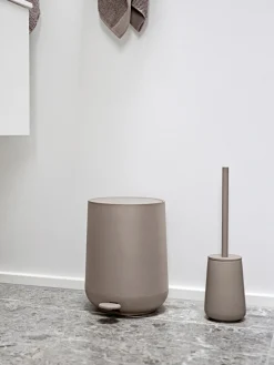 New Zone Denmark Poubelle à fermeture douce Nova, 3 L Taupe