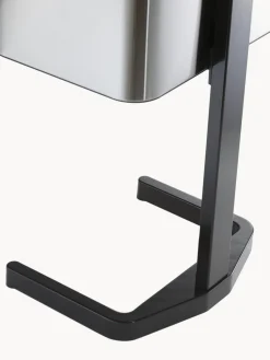 Fashion Joseph Joseph Poubelle avec bac de recyclage séparé Totem, 2 x 30 L Argenté
