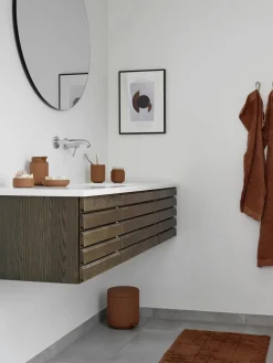 New Zone Denmark Poubelle avec fonction pédale Umo Terracotta