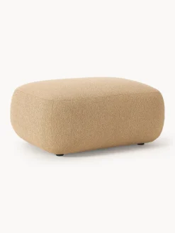 Best Westwing Collection Pouf en bouclette Sofia Bouclette beige