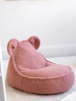 Discount Wigiwama Pouf en peluche pour enfant Bear Peluche rose pâle