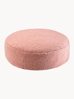Fashion Wigiwama Pouf en peluche pour enfant Sugar, Ø 65 cm Peluche rose pâle