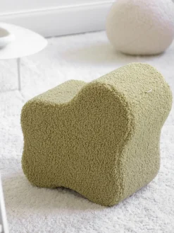 Online Wigiwama Pouf en peluche pour enfant Cloud Teddy vert clair