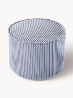 Fashion Wigiwama Pouf en velours côtelé pour enfant Sugar, Ø 40 cm Velours côtelé lavande
