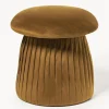 New Bloomingville Pouf en velours Roberta