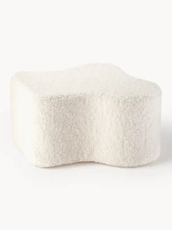 Sale Wigiwama Pouf enfant en tissu peluche Cloud Peluche blanc cassé