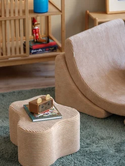 Best Wigiwama Pouf enfant en velours côtelé Cloud Velours côtelé beige clair