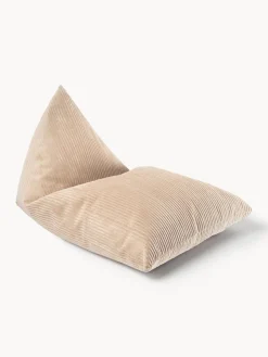 Clearance Wigiwama Pouf poire en velours côtelé pour enfant Sugar