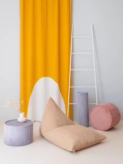 Clearance Wigiwama Pouf poire en velours côtelé pour enfant Sugar