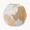 Clearance Lorena Canals Pouf pour enfants fait à la main World Map