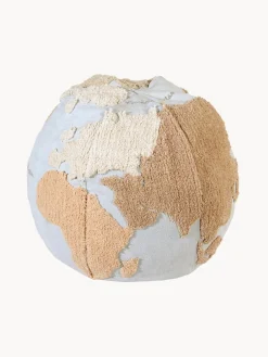 Clearance Lorena Canals Pouf pour enfants fait à la main World Map