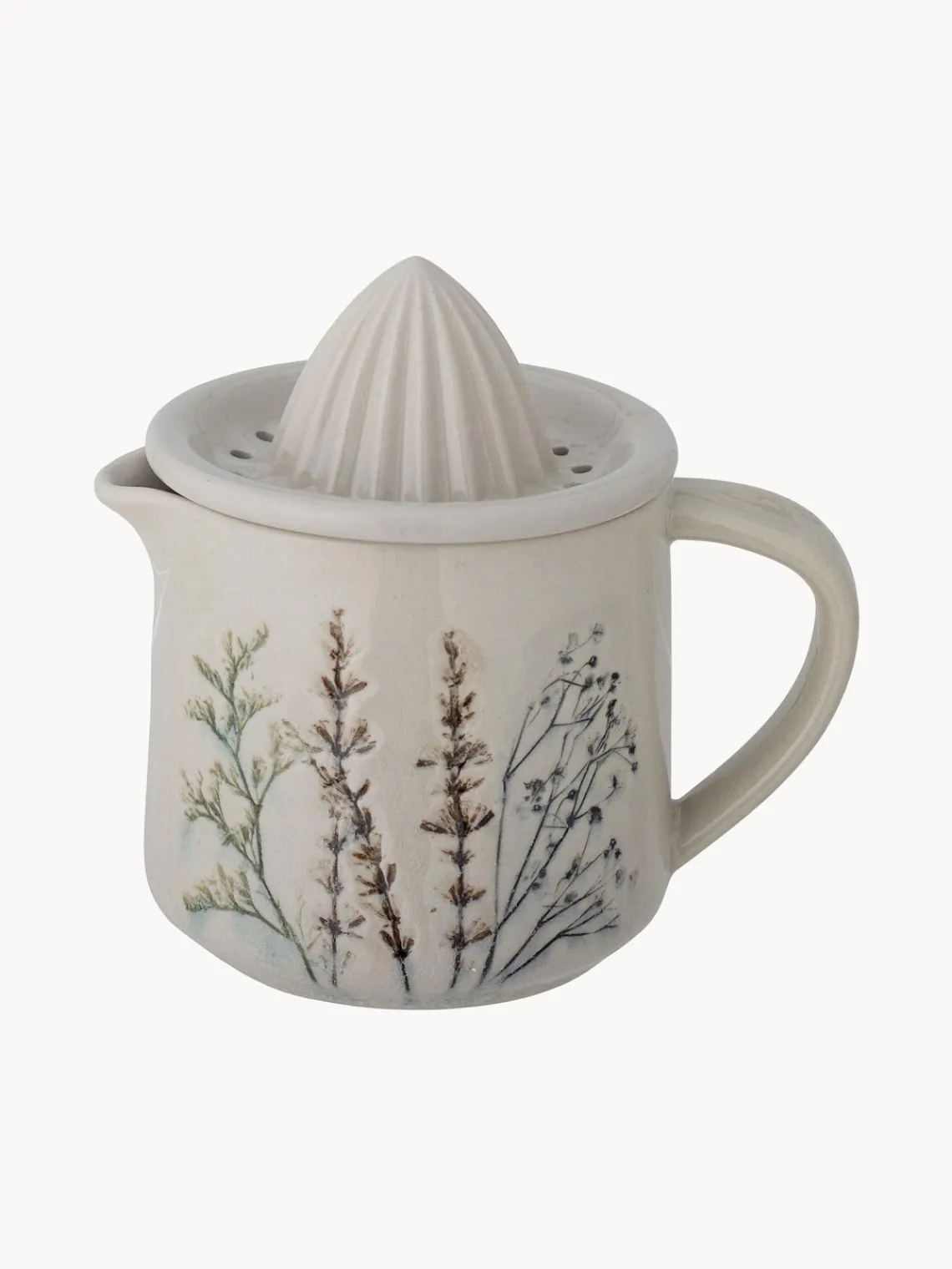 Discount Bloomingville Presse-agrumes artisanal avec motif botanique Bea