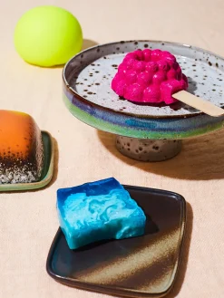 Sale HKLIVING Présentoir à gâteau artisanal 70's