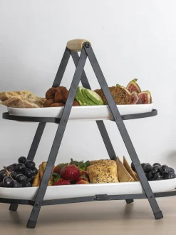 Fashion ladelle Présentoir à gâteau avec plateaux amovibles Serve & Share