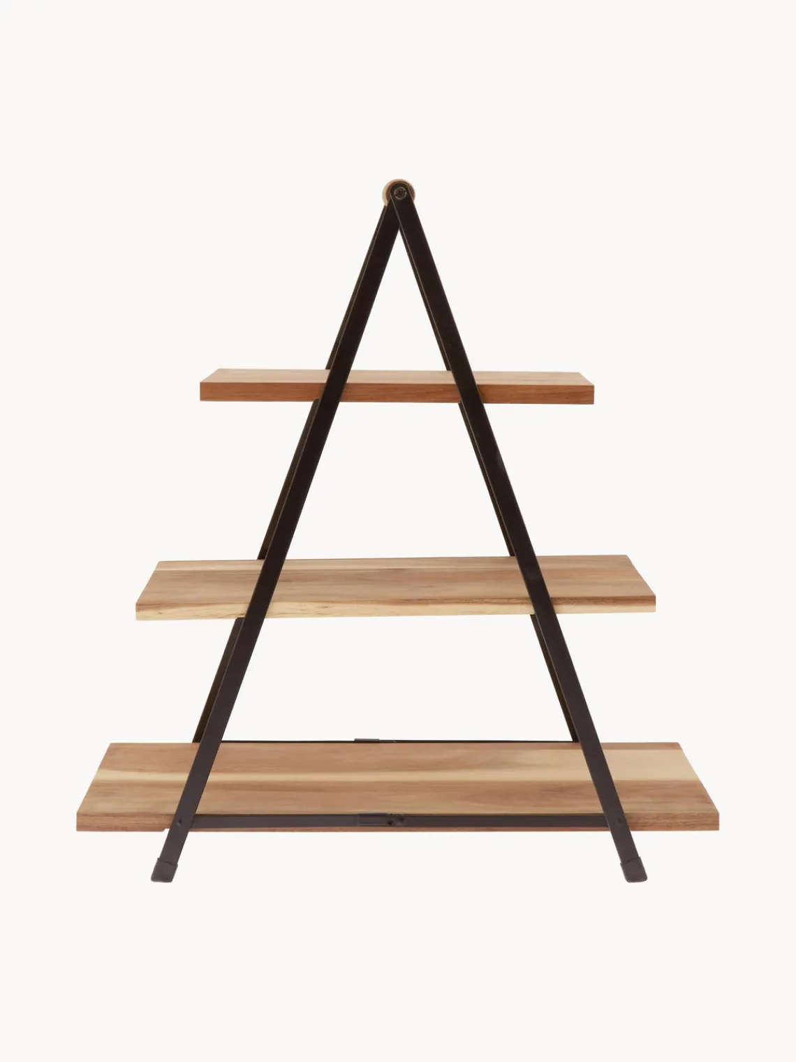 Sale ladelle Présentoir à gâteau en bois de manguier Serve