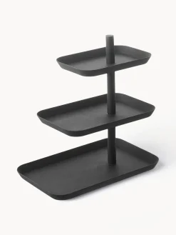 Clearance Yamazaki Présentoir à gâteau en métal Tower Noir