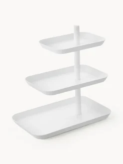 Discount Yamazaki Présentoir à gâteau en métal Tower Blanc