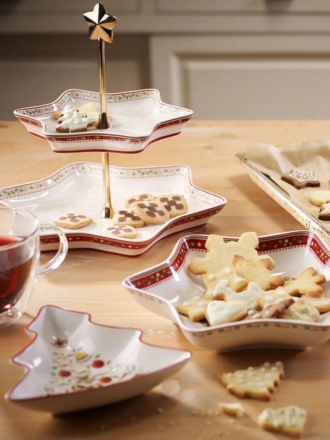 Hot Villeroy & Boch Présentoir à gâteaux Winter Bakeryl