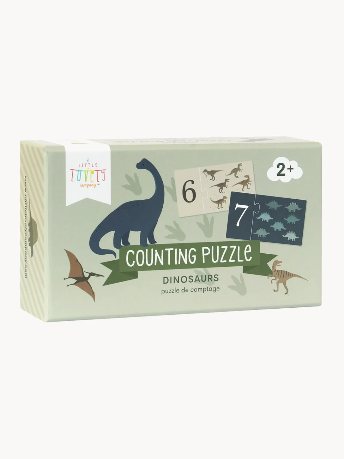 Outlet A Little Lovely Company Puzzle pour apprendre les chiffres Dinosaurs