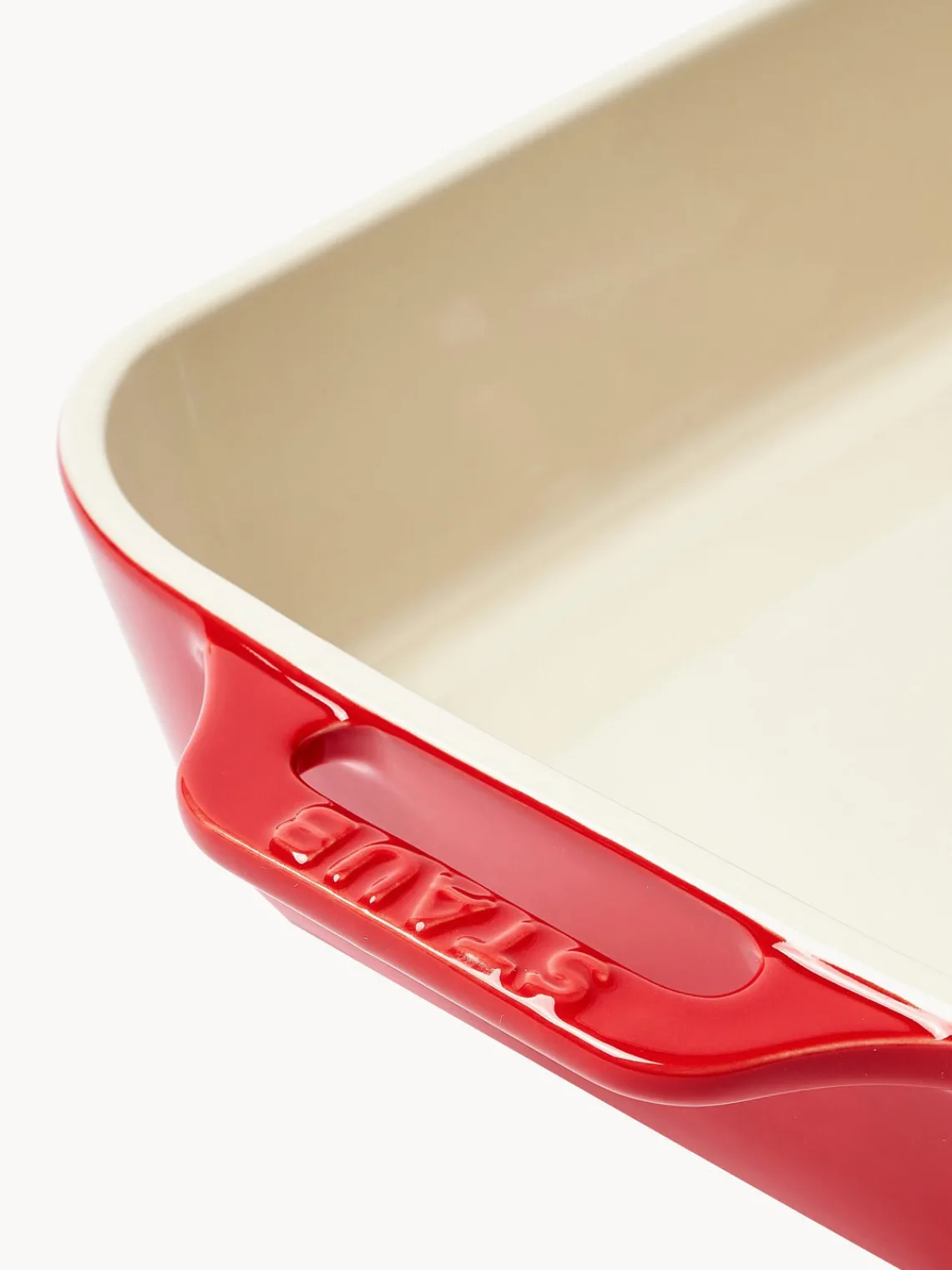 Fashion Staub Ramequins Ceramic, 2 élém. Blanc cassé, rouge