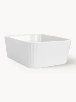 Hot Sagaform Ramequins en faïence avec surface striée Flora, 2 pièces Blanc
