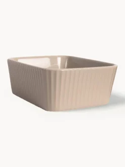 Sale Sagaform Ramequins en faïence avec surface striée Flora, 2 pièces Beige clair